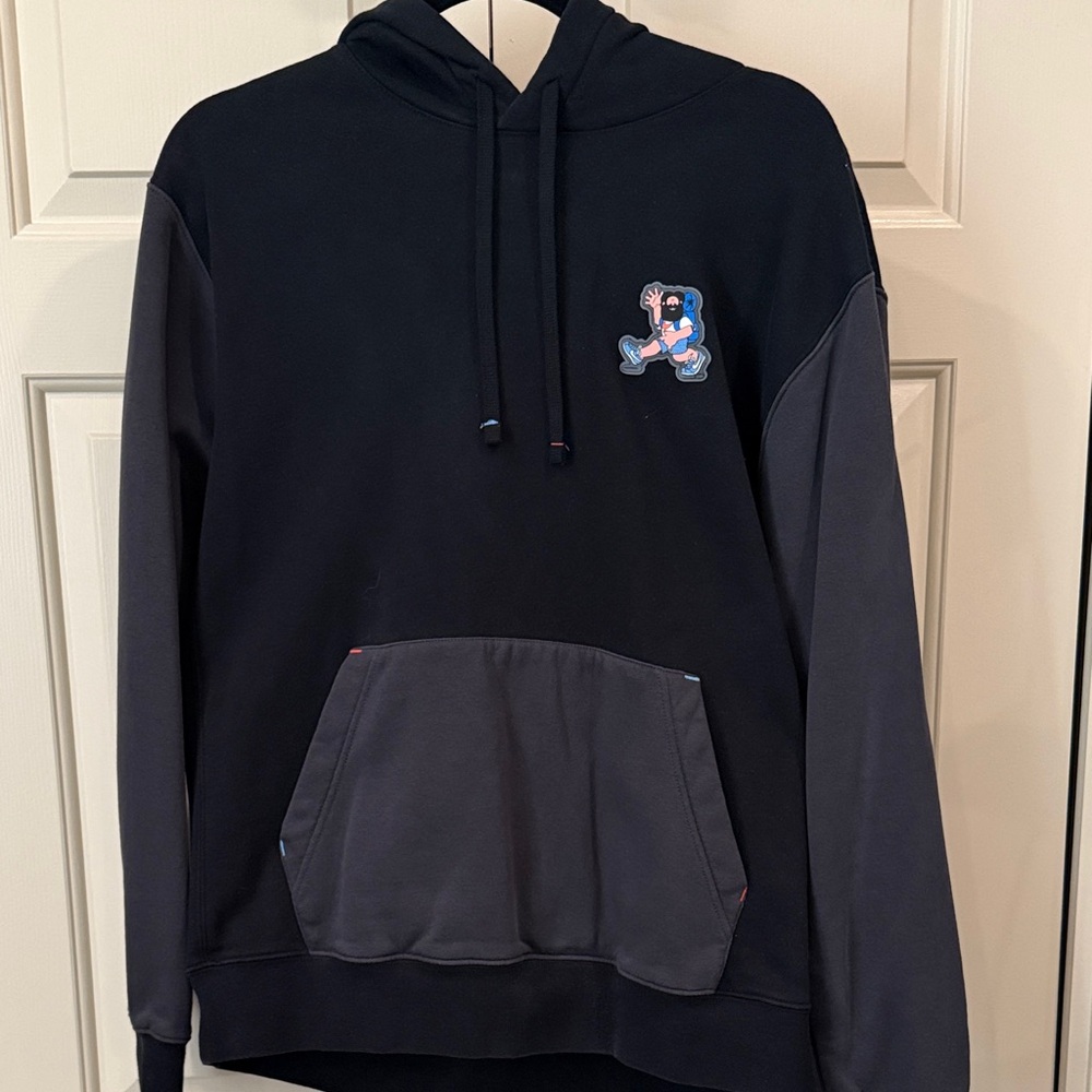 Nike Men's Black and Gray Hoodie
